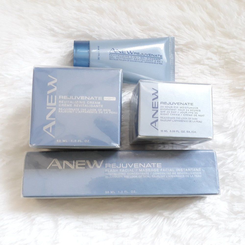 ANEW Rejuvenate 4pc Facial Skin Care Set ~ SEALED!!!